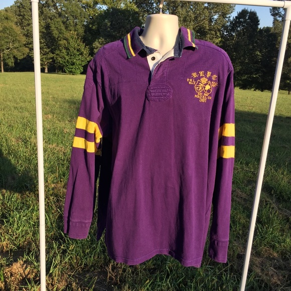 Vintage Polo Ralph Lauren NYC No 2 Rugby Shirt 2XL RARE COLLECTIBLE VG SHIRT - Picture 11 of 14